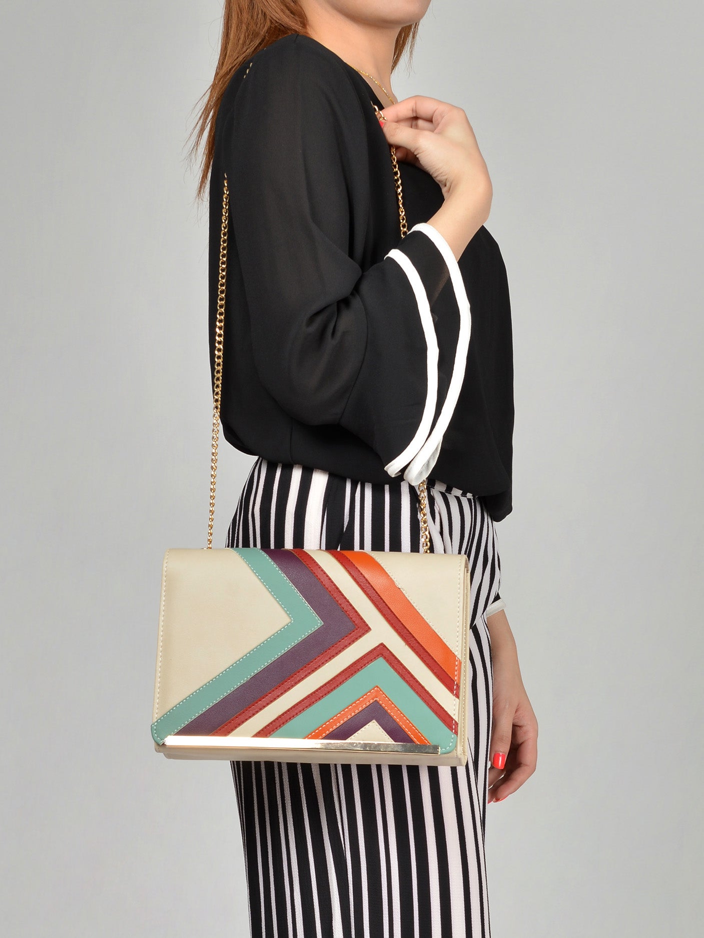 Box Shaped Handbag