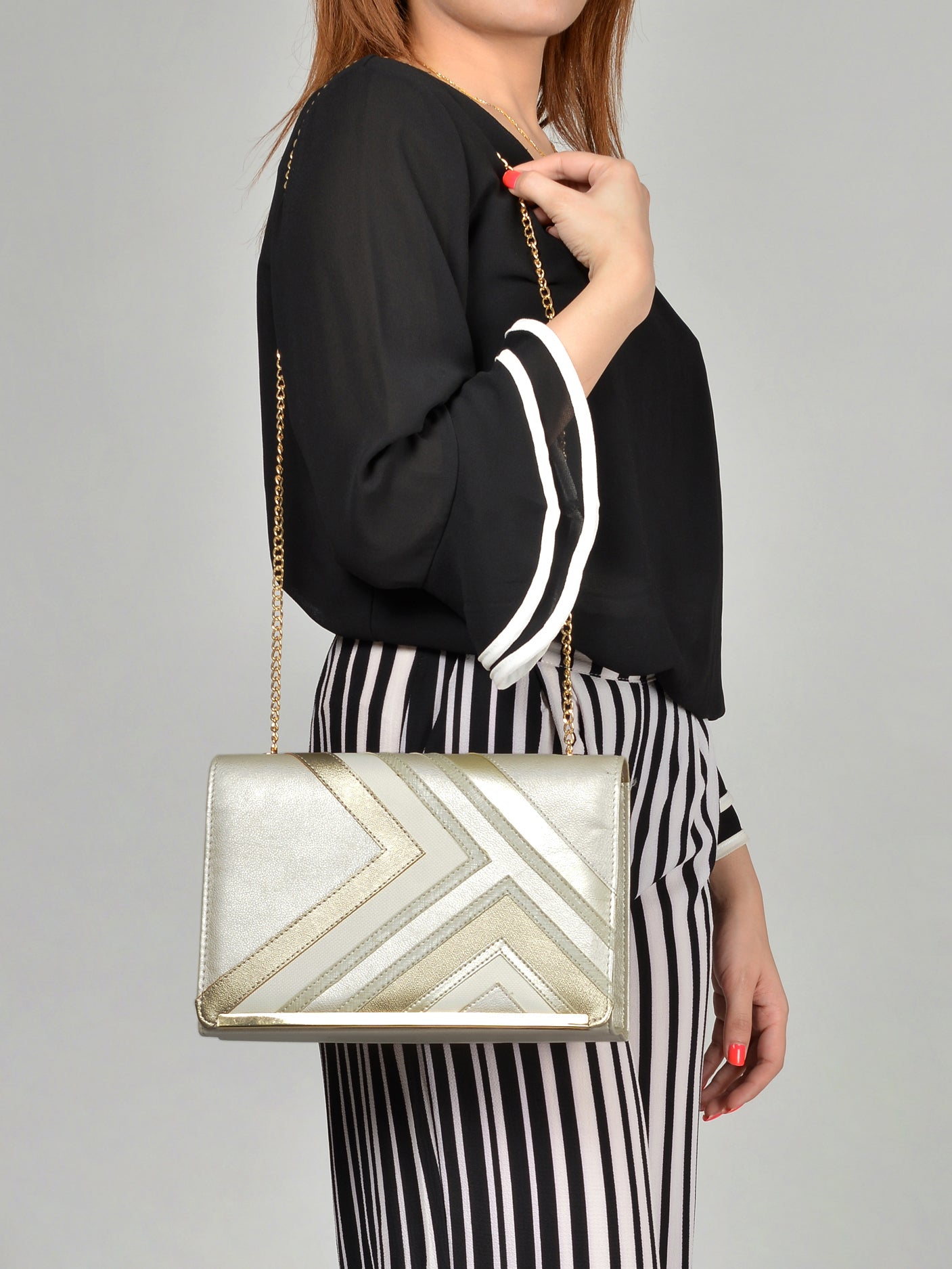 Box Shaped Handbag