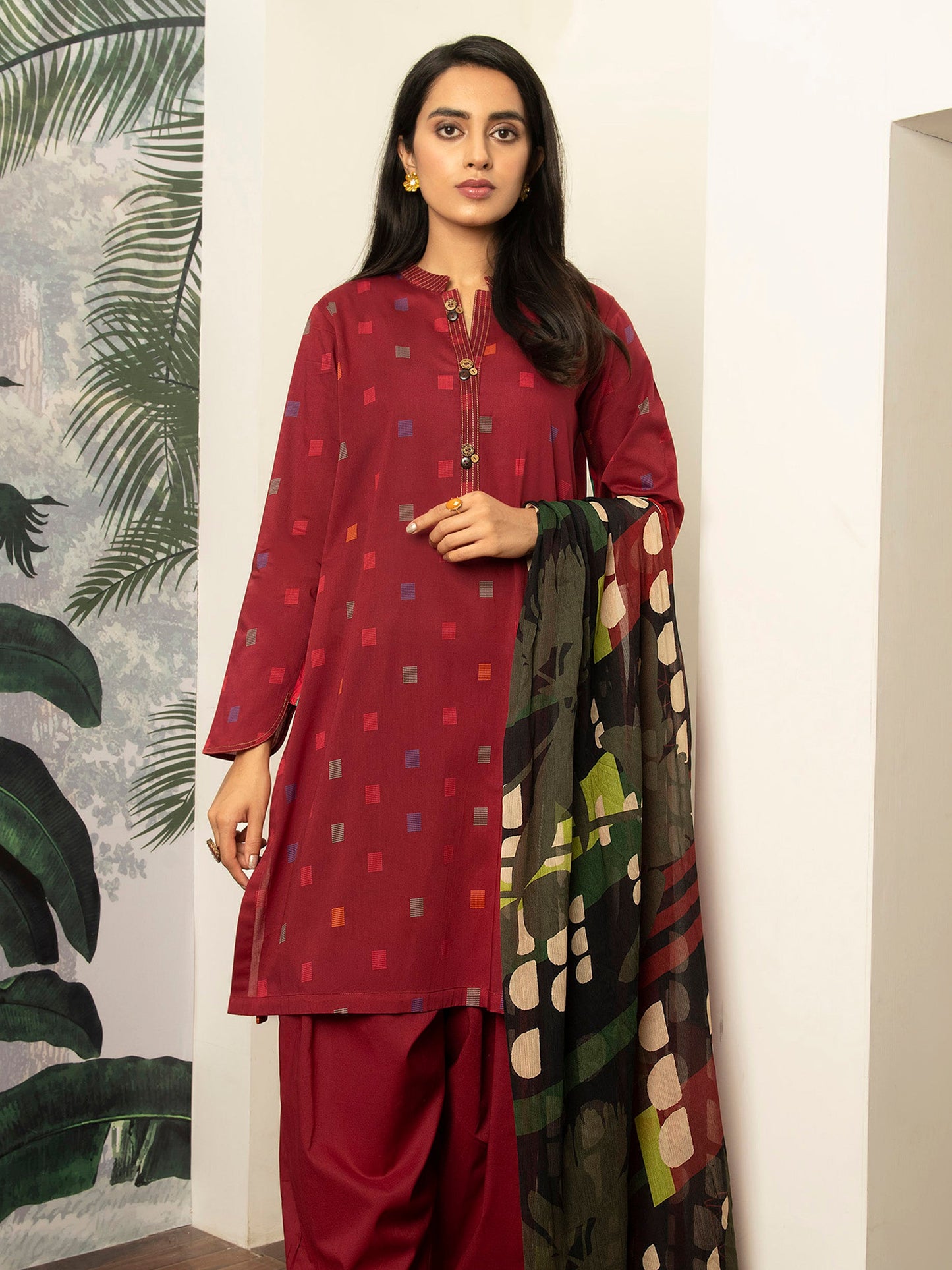 2 Piece Printed Lawn Suit