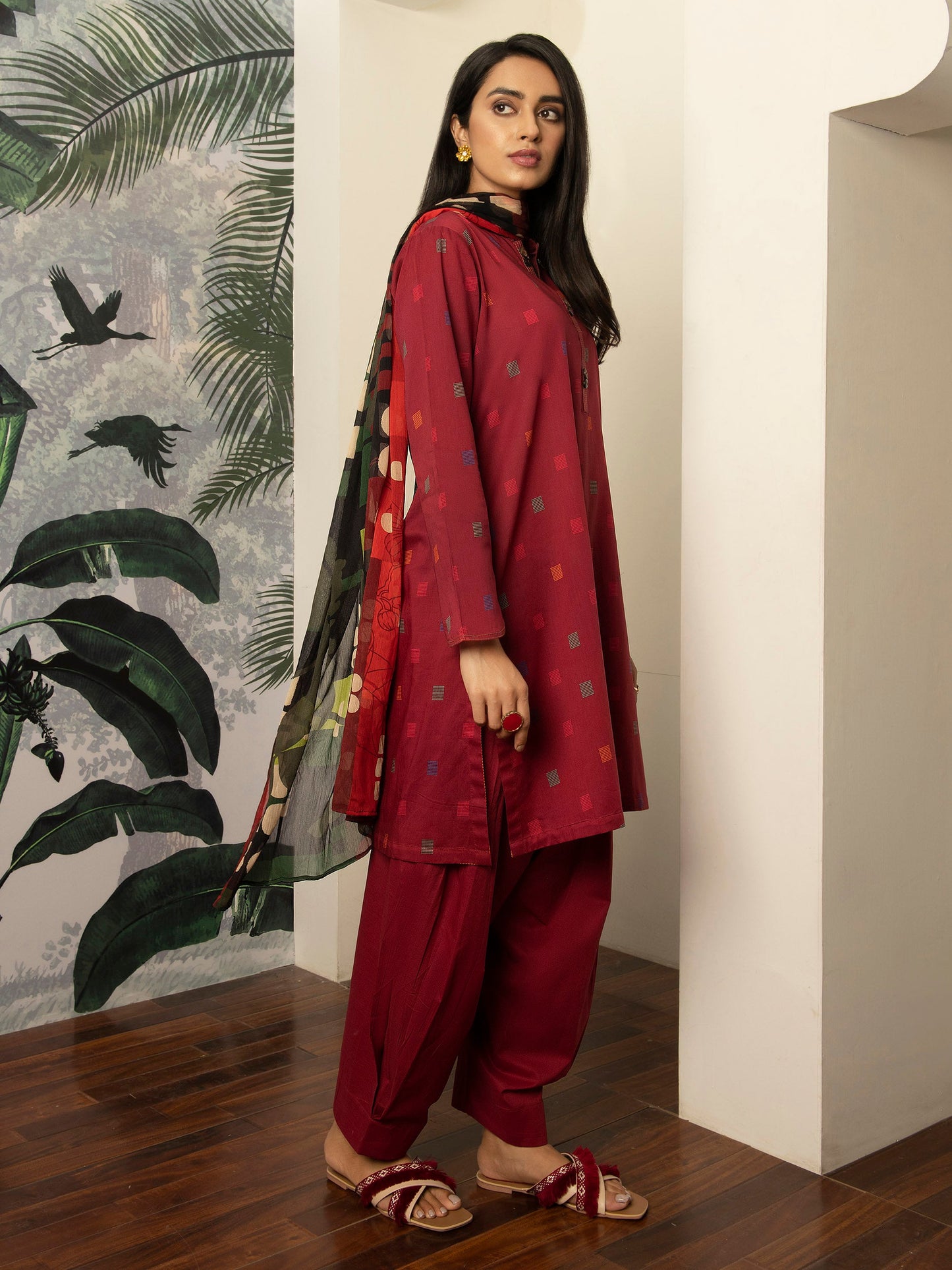 2 Piece Printed Lawn Suit