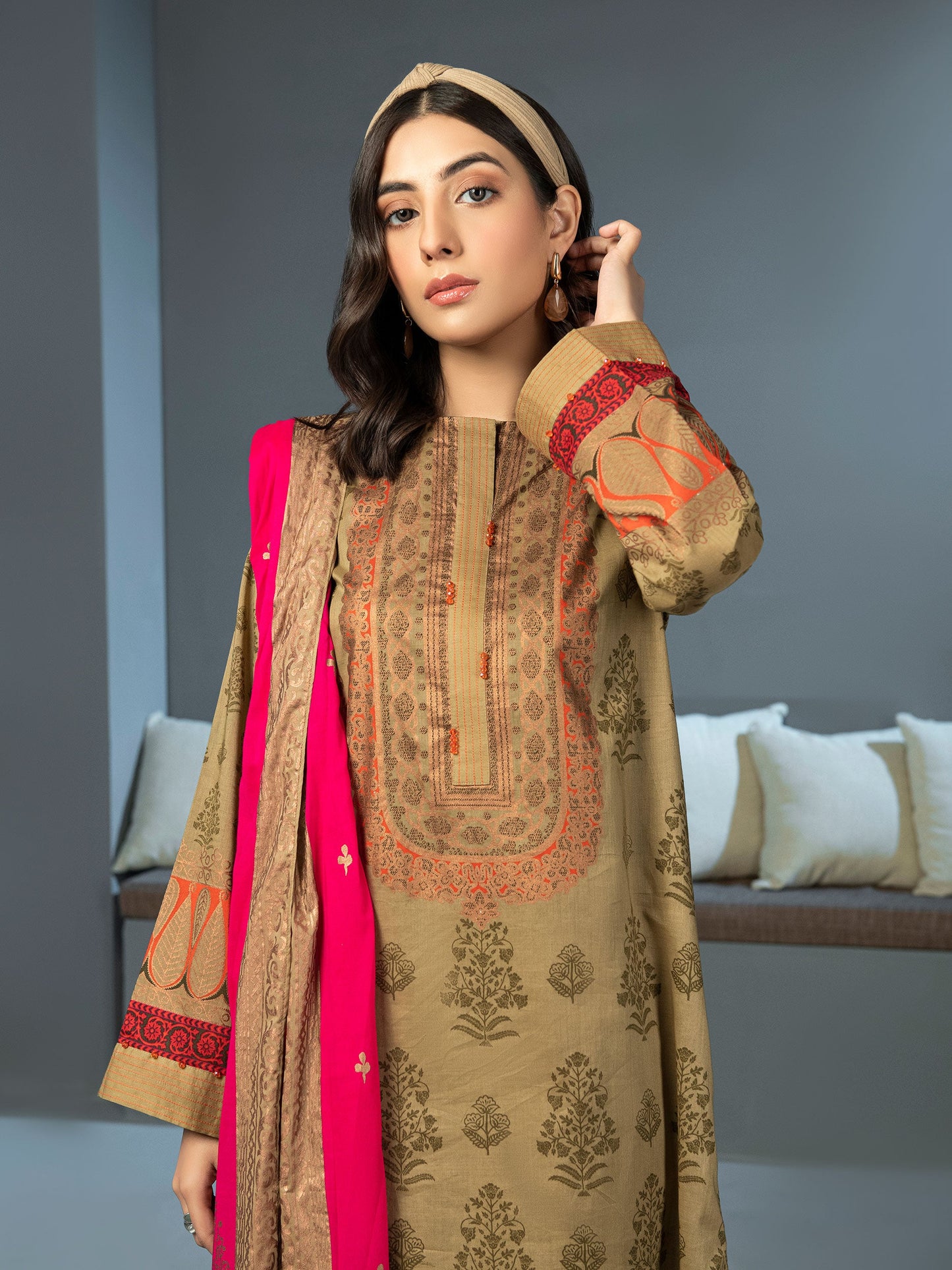 3 Piece Printed Lawn Suit