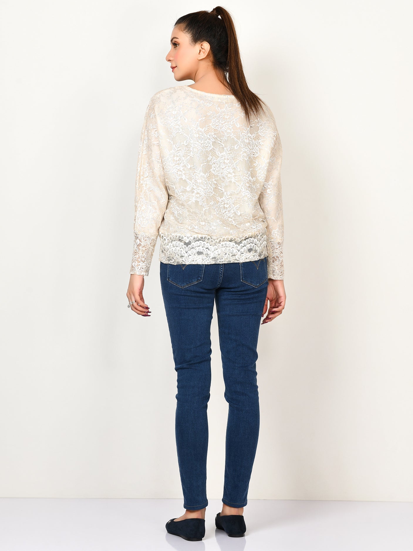 Shimmer Net Top