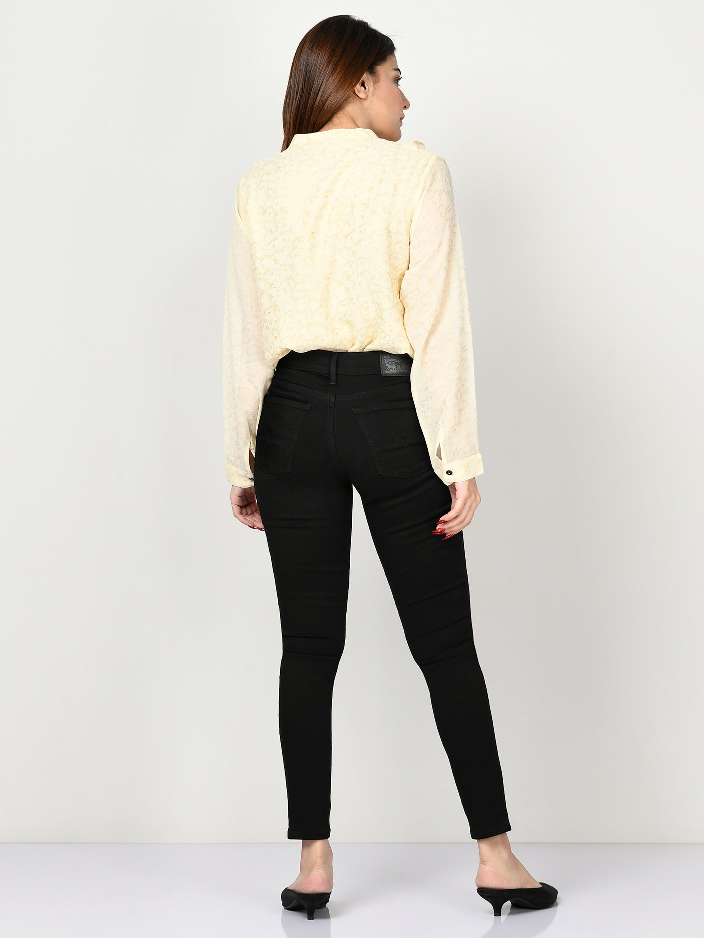 Printed Chiffon Top
