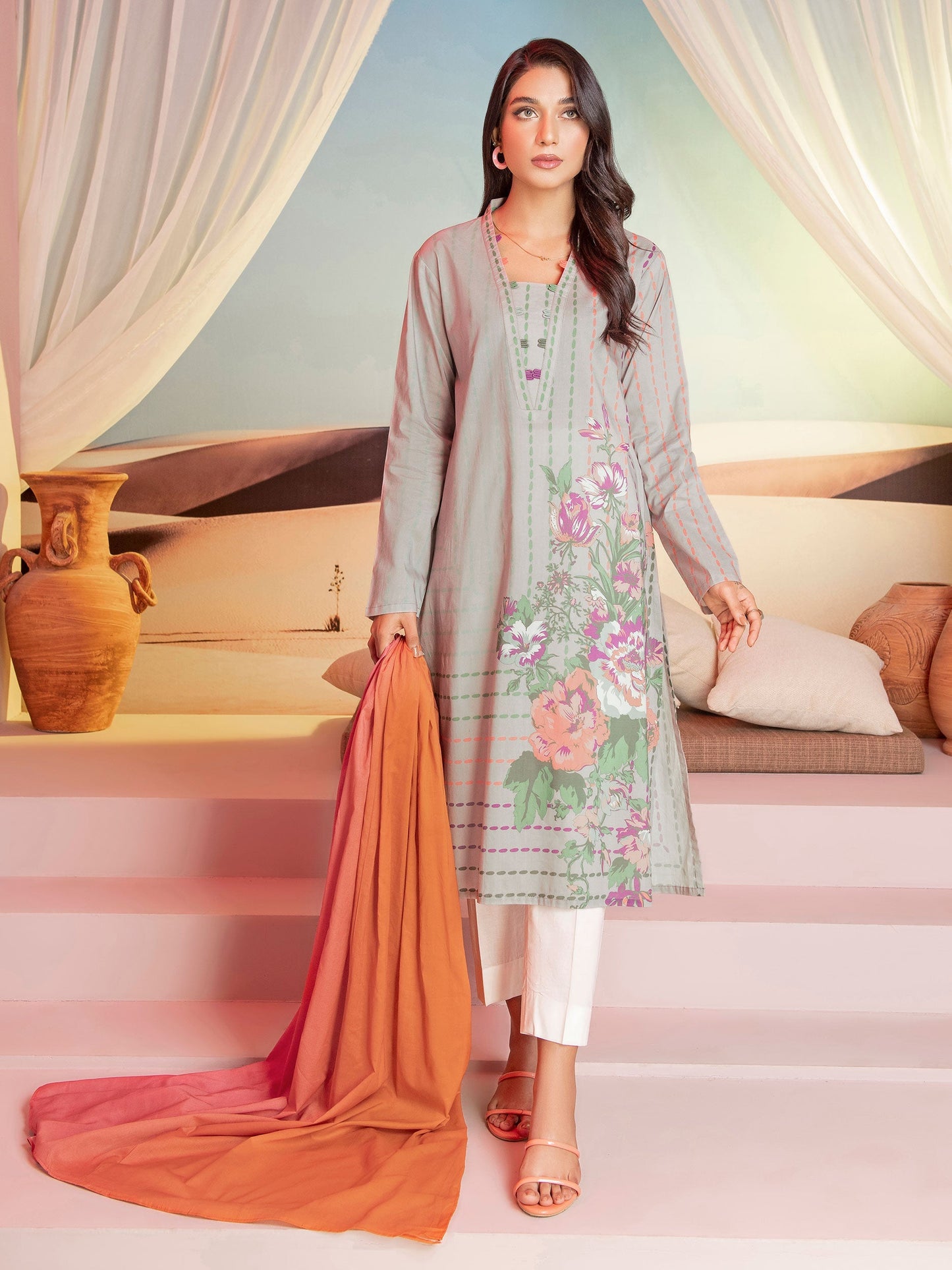 3 Piece Printed Lawn Suit