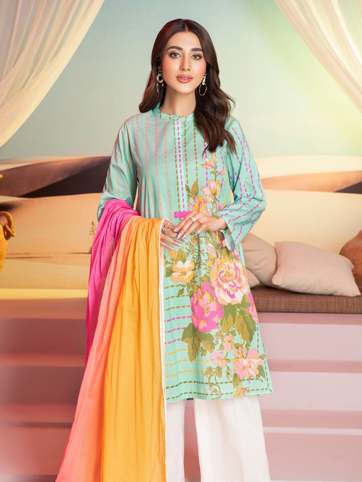 3 Piece Printed Lawn Suit