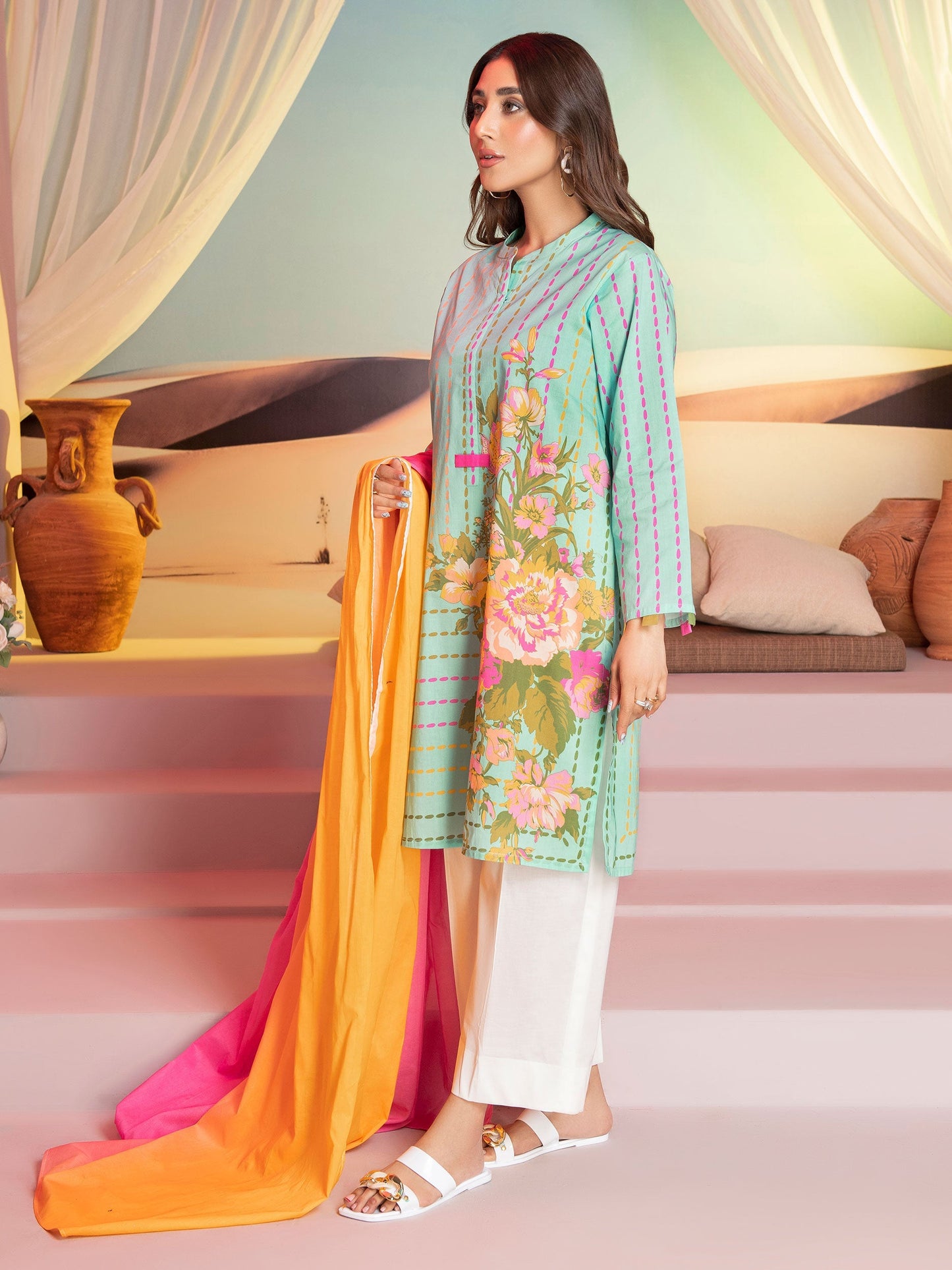 3 Piece Printed Lawn Suit