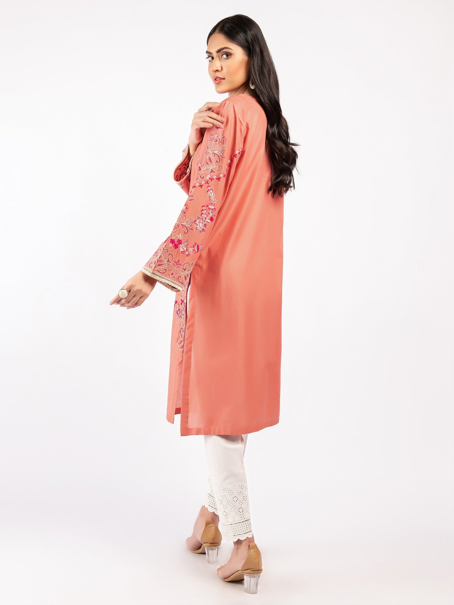 Embroidered Cambric Shirt