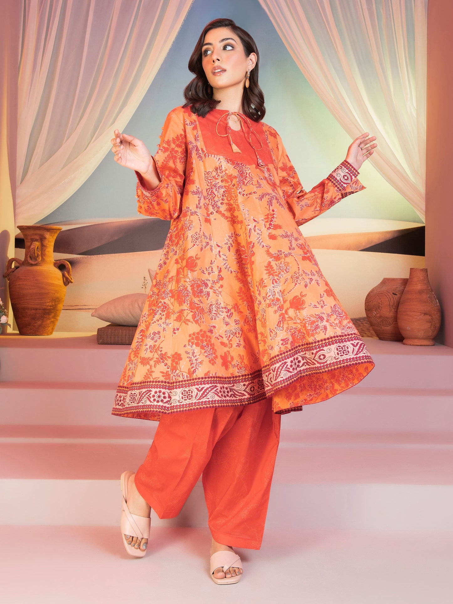 2 Piece Printed Lawn Suit