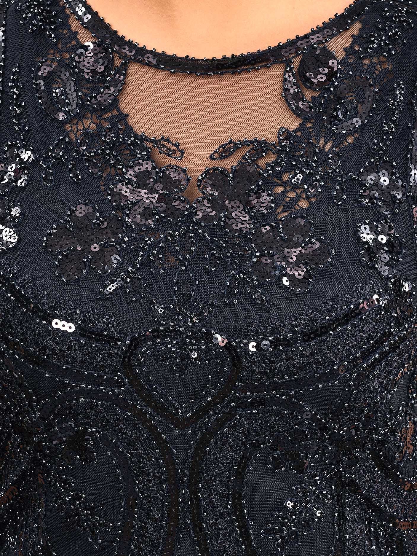 Sequined Net Dress