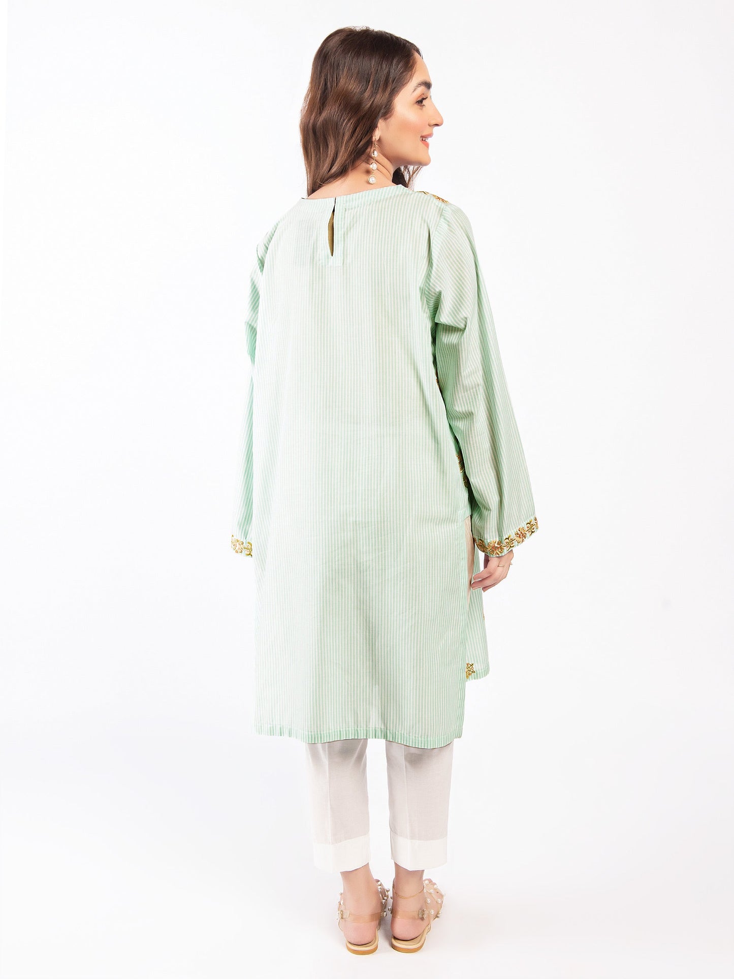 Embroidered Yarn Dyed Shirt