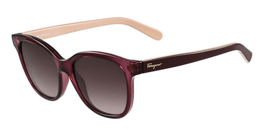 Salvatore Ferragamo Brown Gradient Square Sunglasses