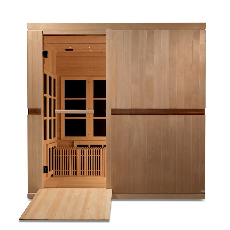 Dynamic Catalonia 8-person Ultra Low EMF FAR Infrared Sauna (Canadian Hemlock)