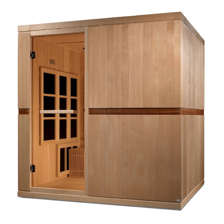 Dynamic Catalonia 8-person Ultra Low EMF FAR Infrared Sauna (Canadian Hemlock)