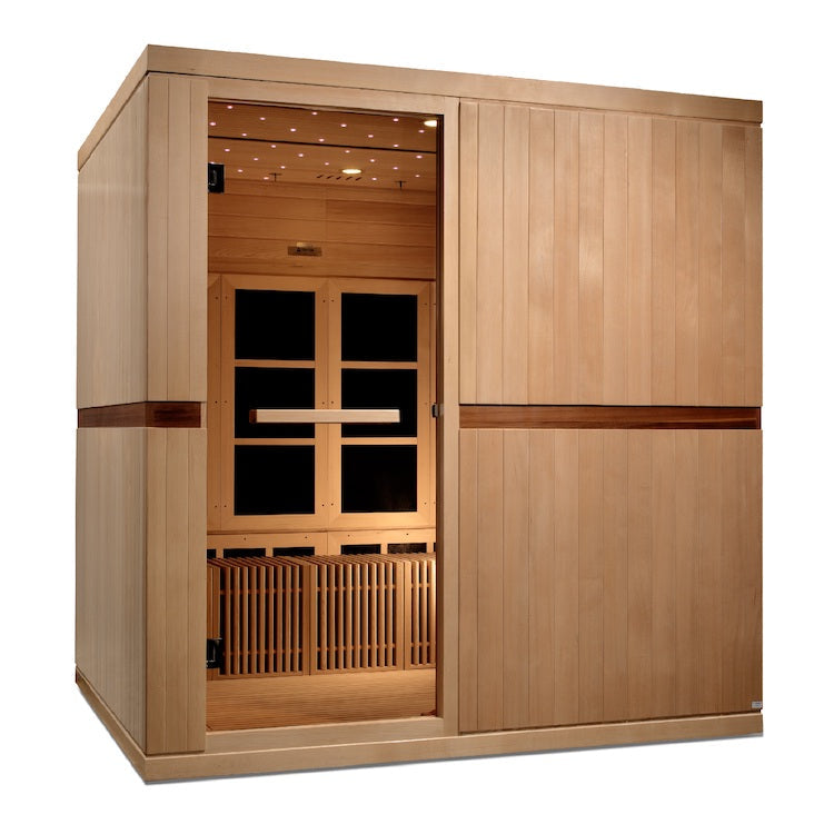 Dynamic Catalonia 8-person Ultra Low EMF FAR Infrared Sauna (Canadian Hemlock)