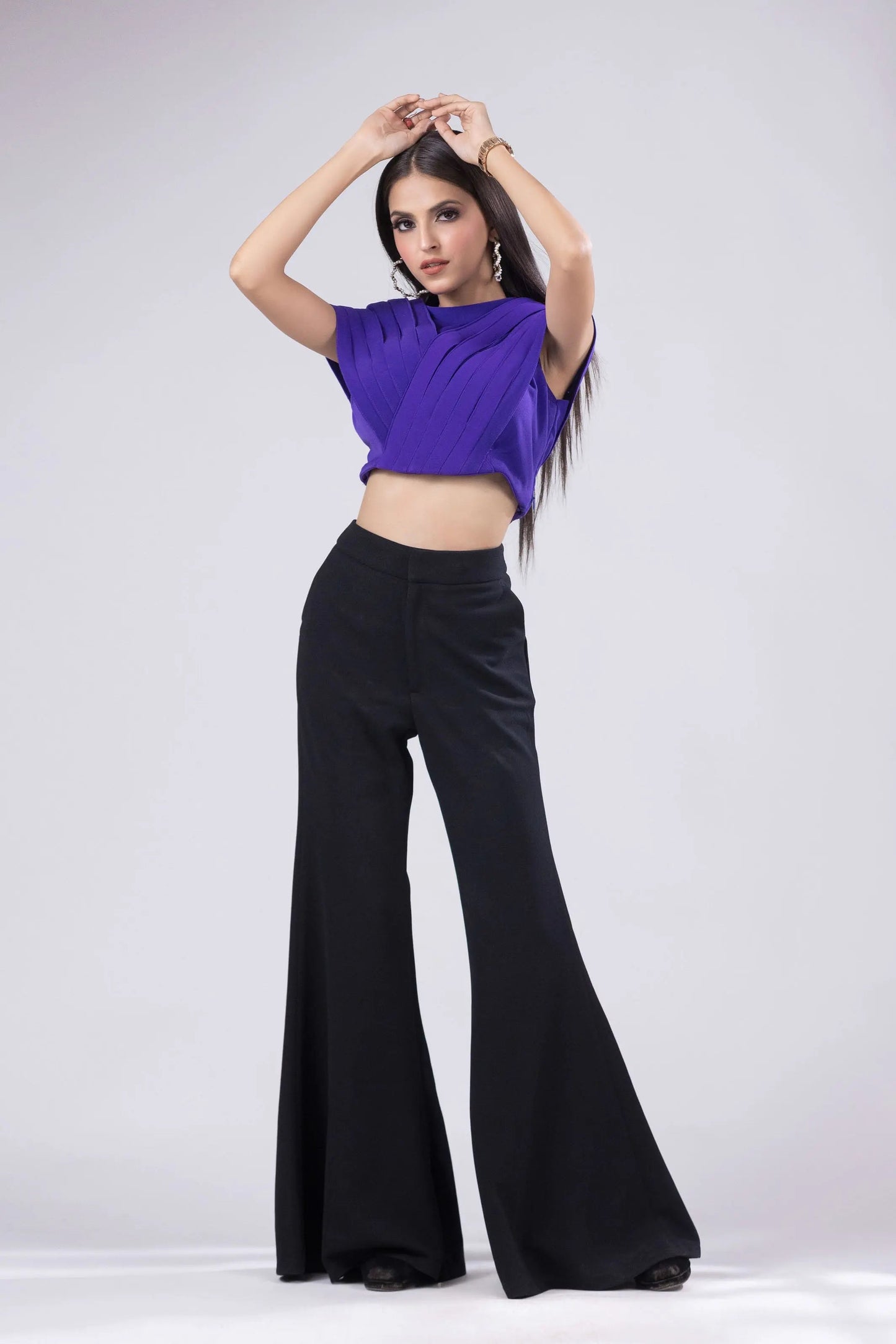 Purple Halterneck Top