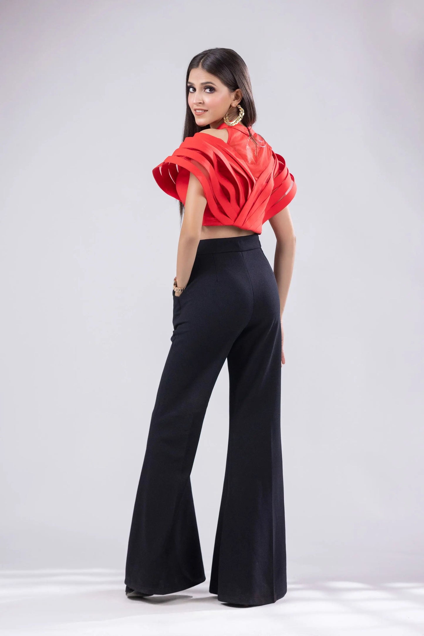 Red Halterneck Top