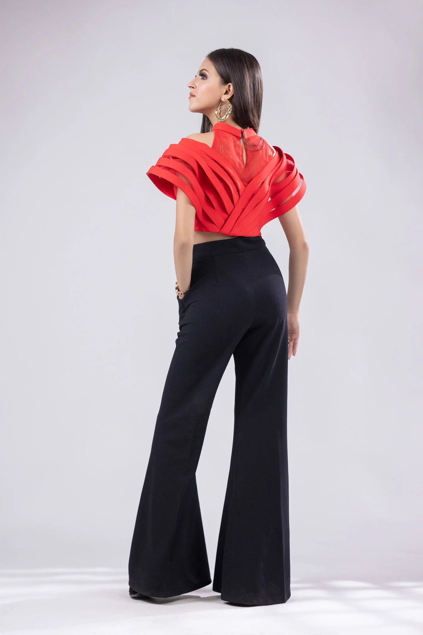 Red Halterneck Top