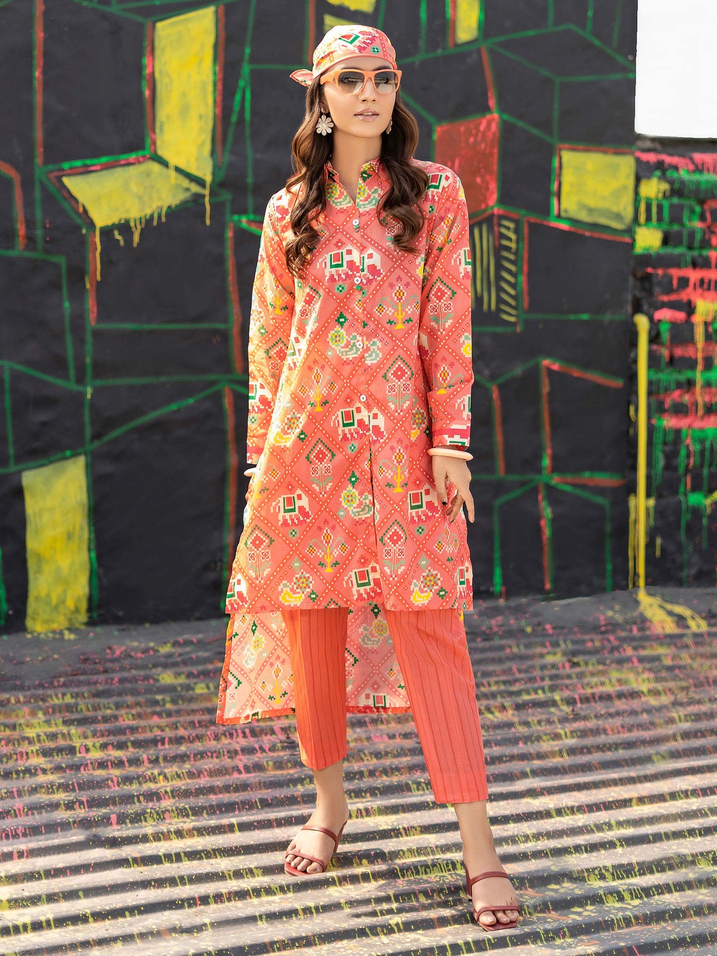 2 Piece Printed Lawn Suit