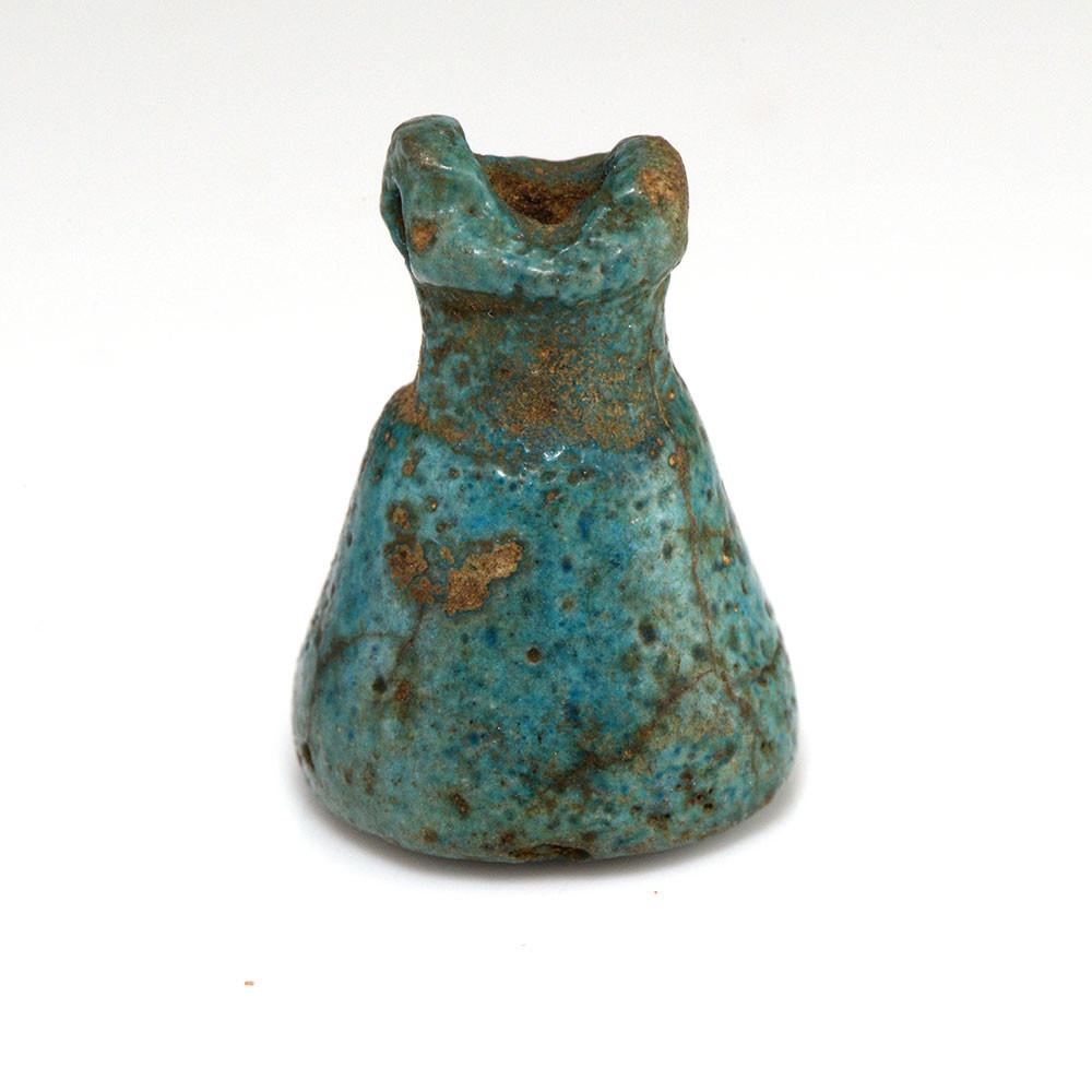 An Egyptian Faience Situla Amulet, Late Period, ca. 722-332 BCE