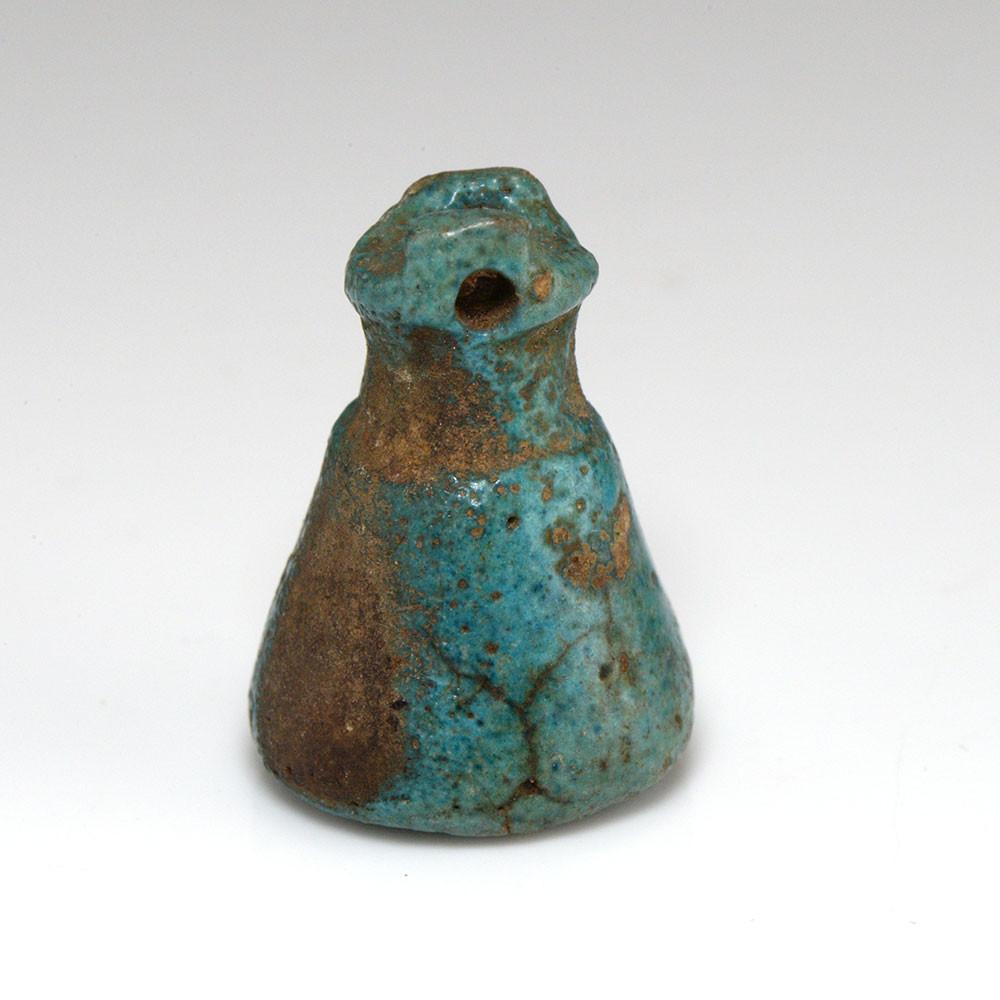 An Egyptian Faience Situla Amulet, Late Period, ca. 722-332 BCE