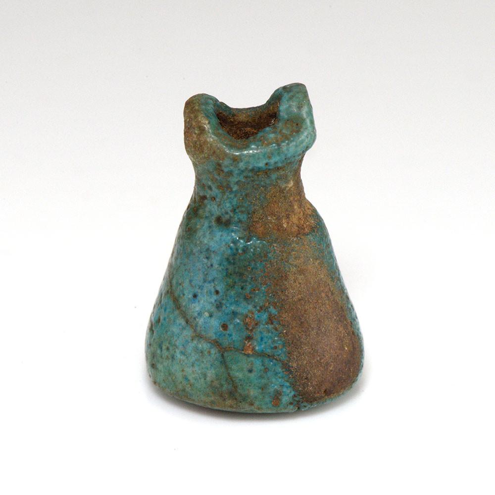 An Egyptian Faience Situla Amulet, Late Period, ca. 722-332 BCE