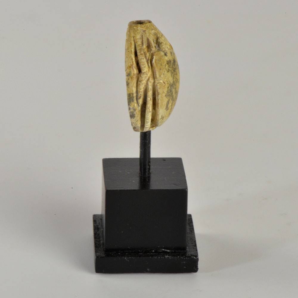 An Egyptian steatite design scarab, Hyksos Period, ca 1600 BCE