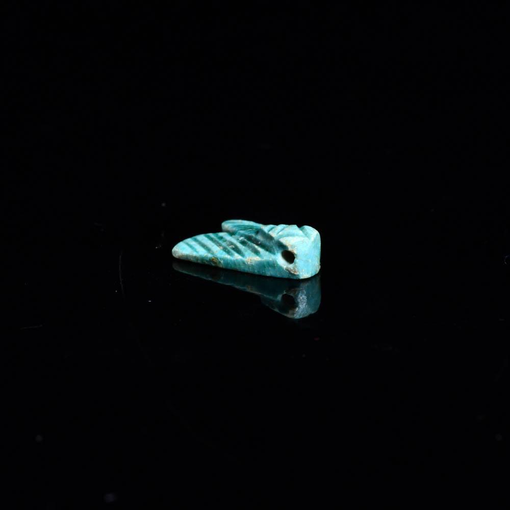 An Egyptian glazed Steatite Amulet of a Fly, New Kingdom, ca. 1539-1077 BCE