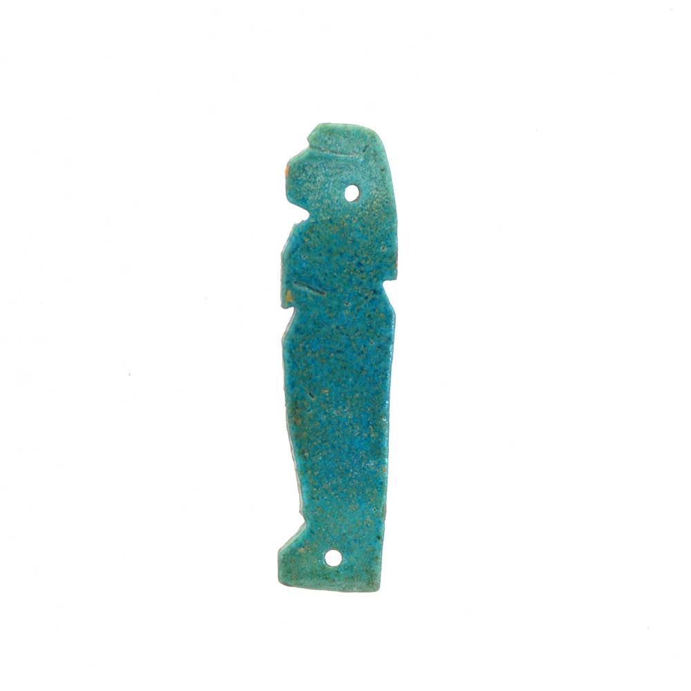 An Egyptian Faience Amulet for Imsety, Late Period, ca. 664 - 332 BCE