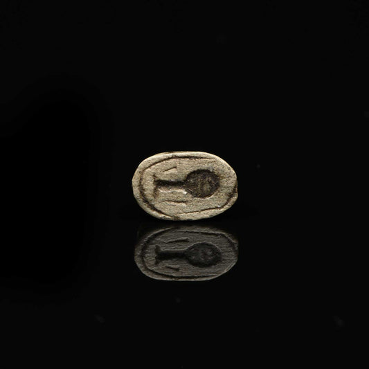 An Exhibited Egyptian Steatite Scarab, New Kingdom, ca. 1550 - 1069 BCE