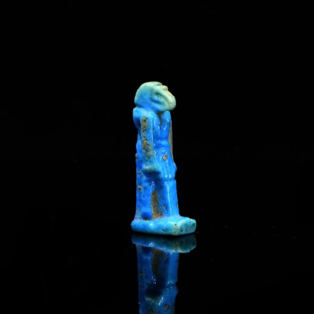 An Egyptian Faience Amulet of  Thoth, 21st Dynasty, ca 1069 - 945 BCE