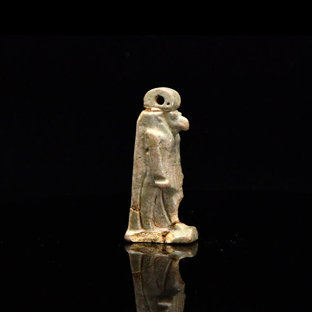 An Egyptian Faience Amulet of Thoth, Late Period, ca. 664 - 332 BCE