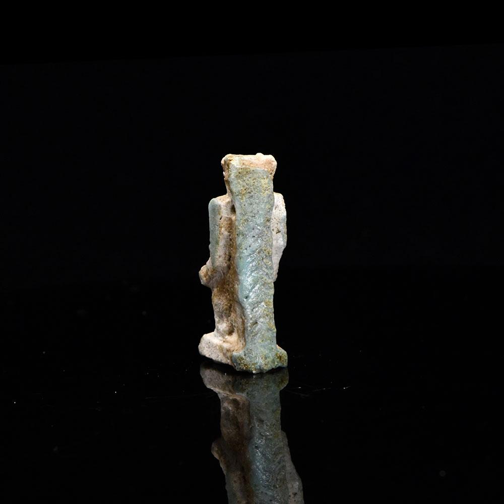 An Egyptian Faience Amulet of Taweret, Late Period, ca. 664 - 332 BCE