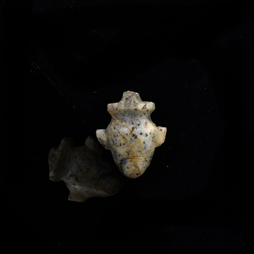 An Egyptian granite 'Ib' Heart Amulet, Late Period, ca. 664 - 332 BCE