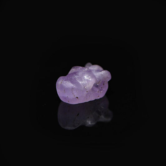 An Egyptian Amethyst Hippopotamus Head Amulet, Middle Kingdom, ca. 2017 - 1730 BCE