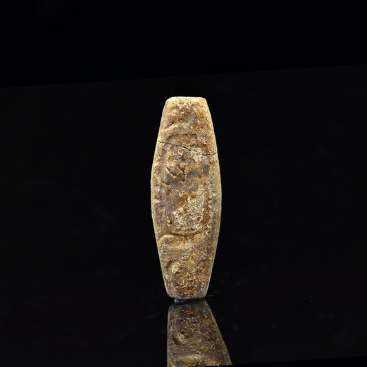 An Egyptian Faience Royal Name Bead for Shabaka, 25th Dynasty, ca. 705 - 690 BCE