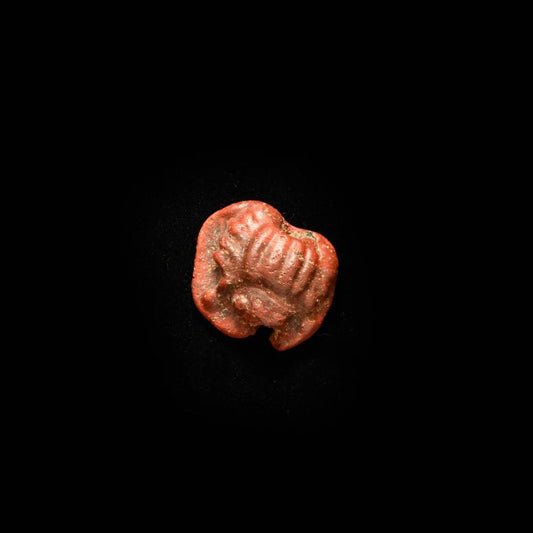 An Egyptian Red Glass Scaraboid, Late Period, ca. 664 - 332 BCE