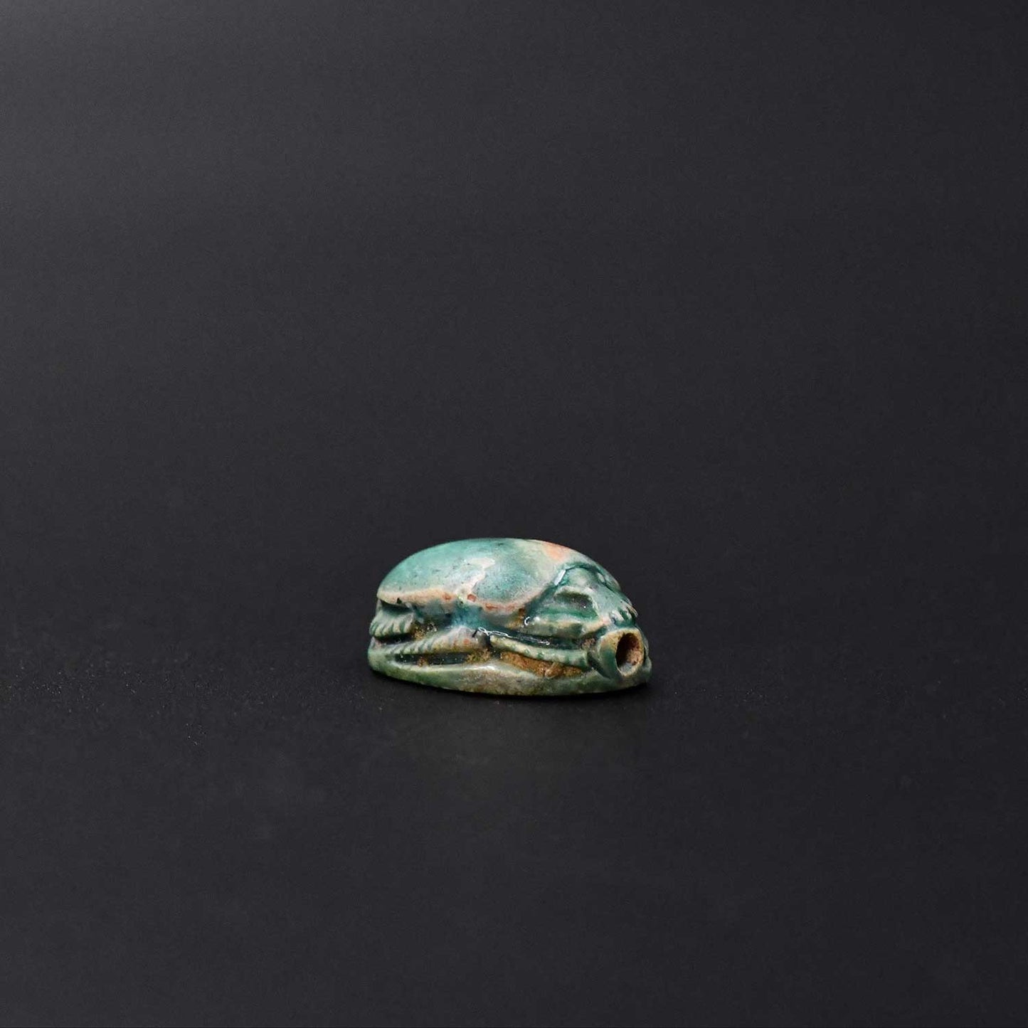 An Egyptian Glazed Steatite Scarab, New Kingdom, ca. 1550 - 1069 BCE