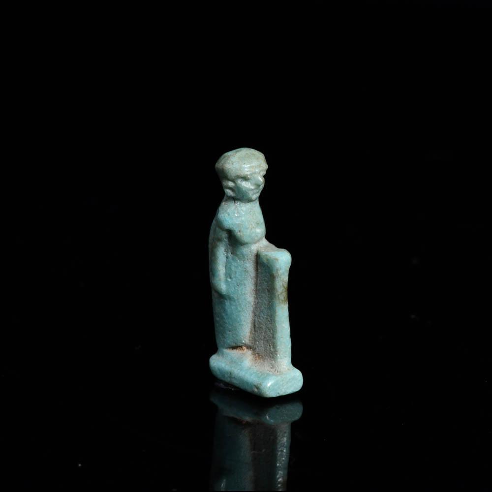 An Egyptian Amulet of a Priest, New Kingdom, 18th Dynasty, ca. 1550 - 1069 BCE