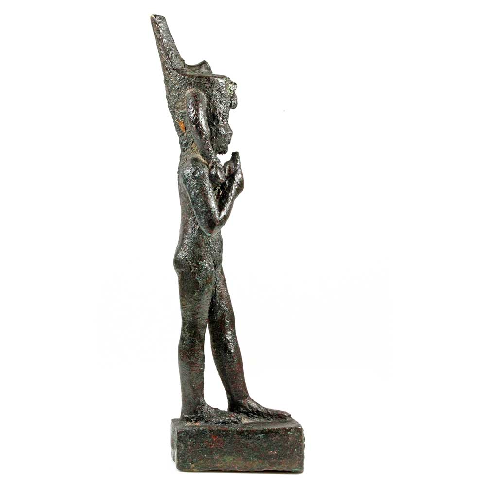 An Egyptian Bronze Figure of Harpokrates, Late Period ca. 664 - 552 BCE