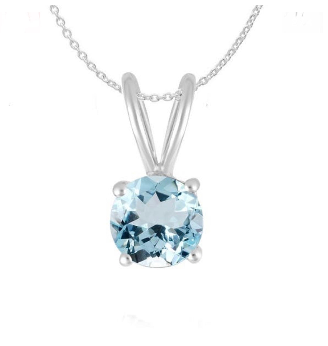 3.40 CTW Sky Blue Aquamarine Earring & Pendant Set in Sterling Silver