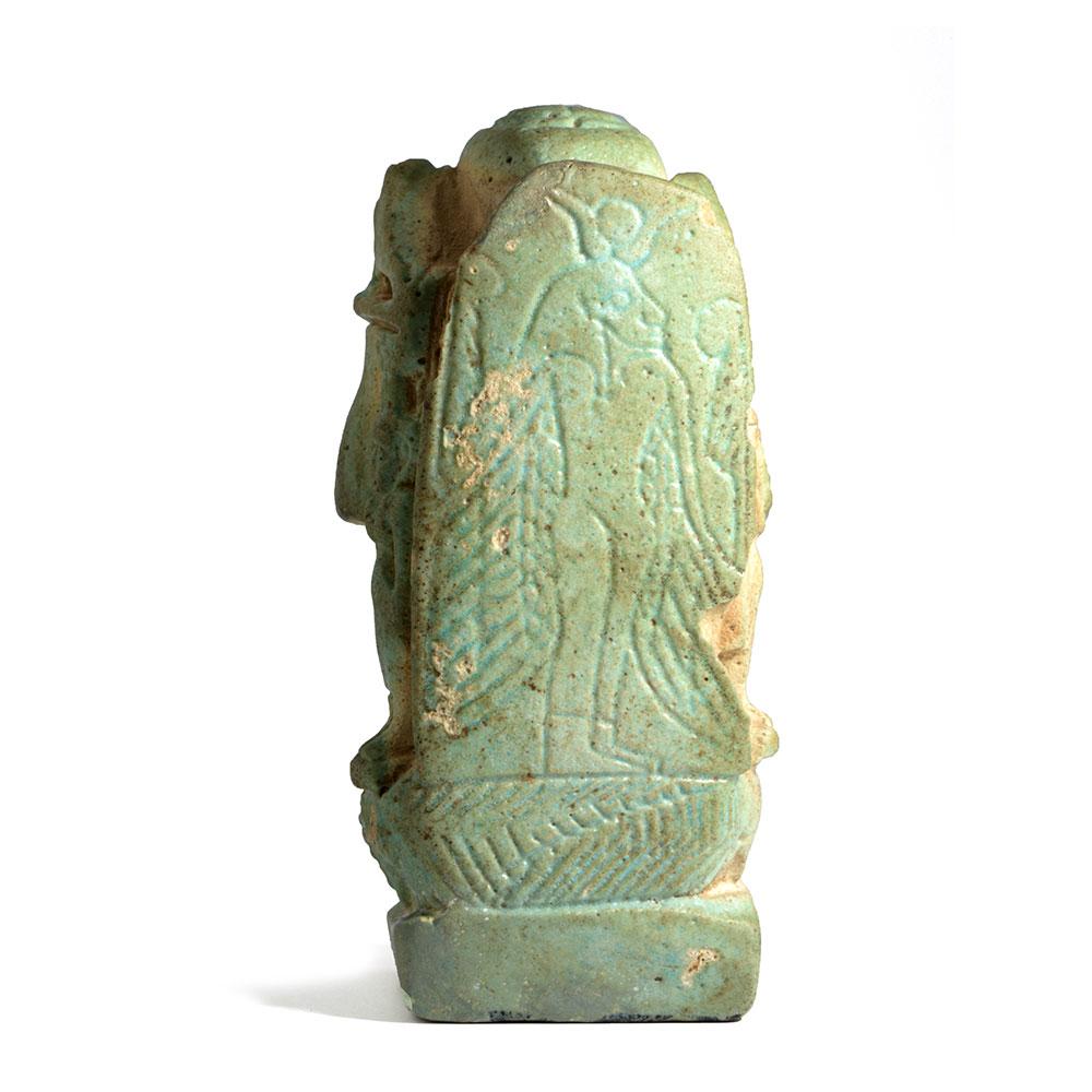 An Egyptian Faience Cippus, Late Period ca. 664-332 BCE