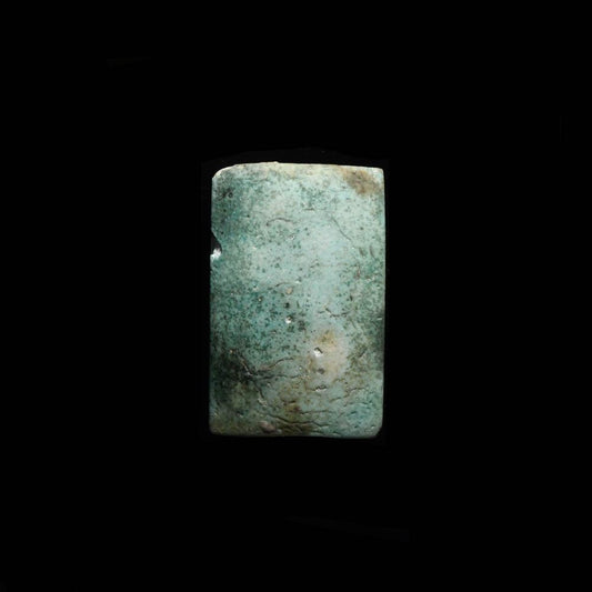 An Egyptian Blue Glazed Pyramid Tile, Old Kingdom, time of Djoser, ca. 2668 - 2649 BCE