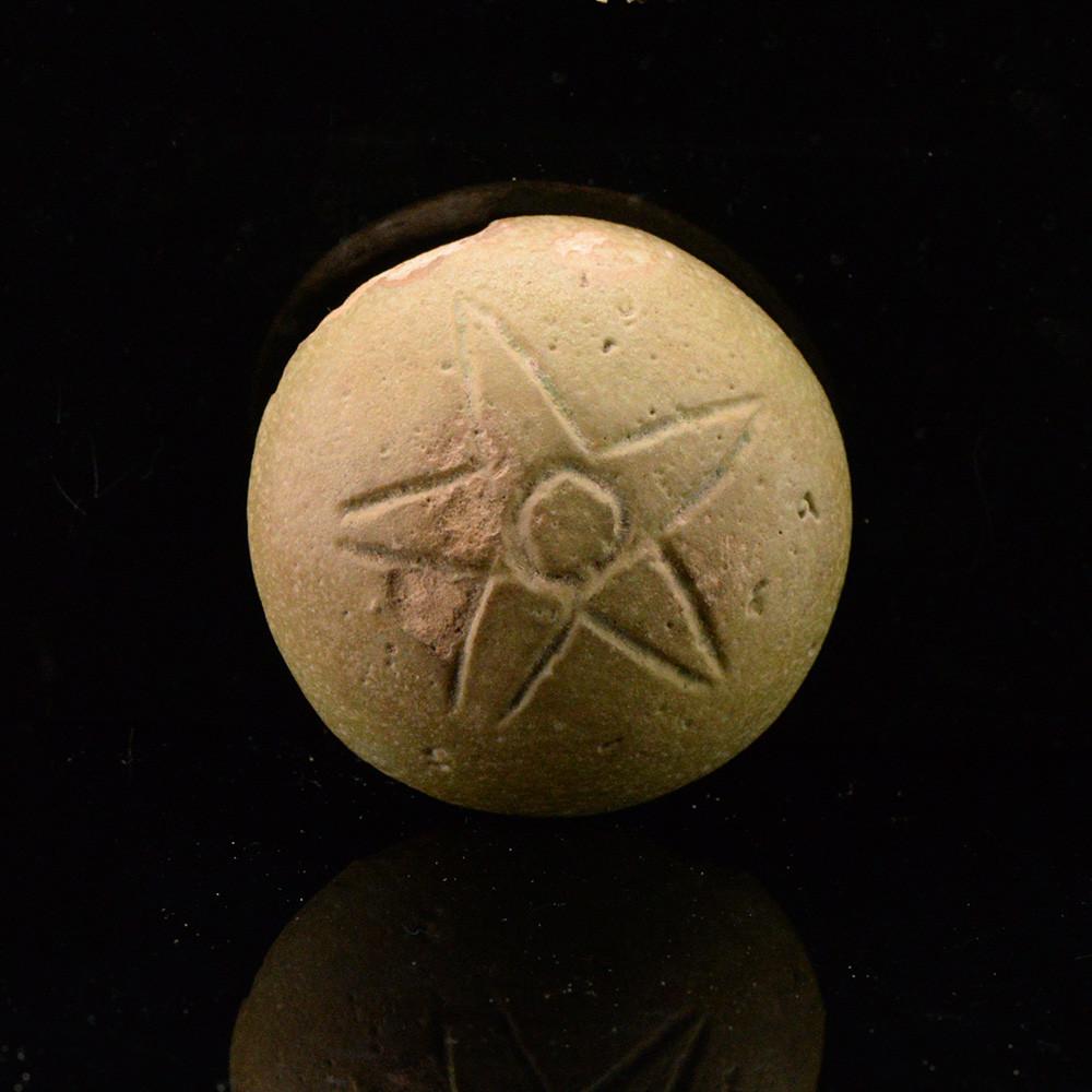 An Egyptian Faience Decorative Element, New Kingdom, ca. 1550-1069 BCE
