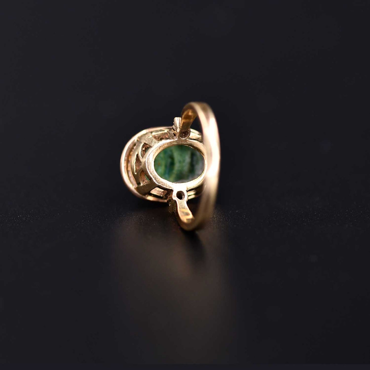 An Egyptian Green Glazed Faience Scarab, Amarna Period, ca. 1353 - 1336 BCE