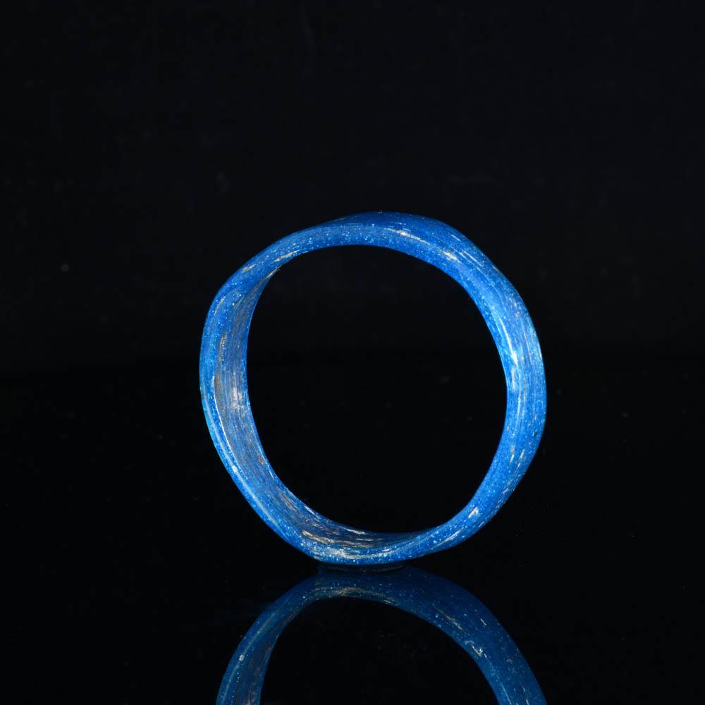 A Romano-Egyptian Blue Glass Bracelet, Roman Period, ca. 1st - 3rd century CE