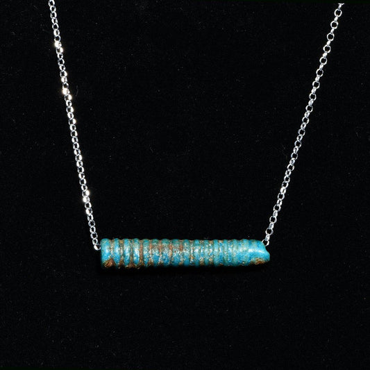 An Egyptian Faience Bead Pendant, Middle Kingdom, ca.  2141 - 2122 BCE