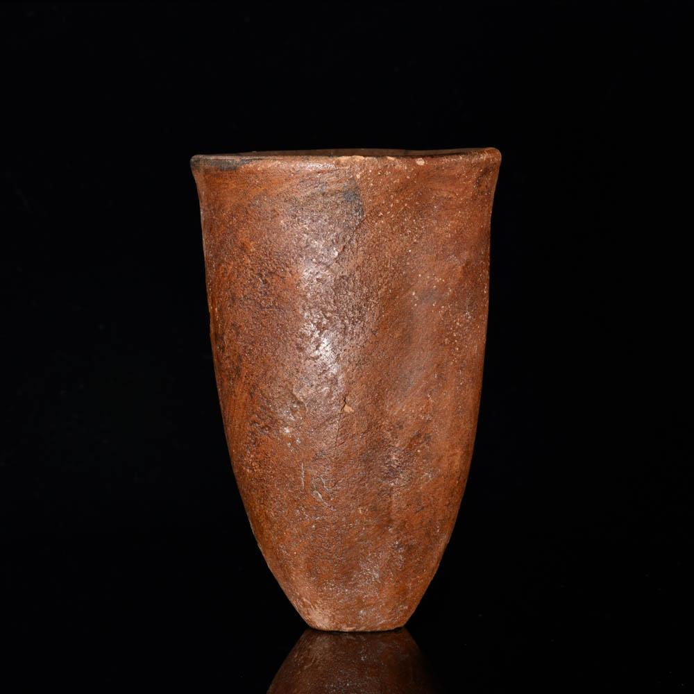 An Egyptian Pre-Dynastic Nile Clay Redware Vessel, ca. 3500 - 3200 BCE