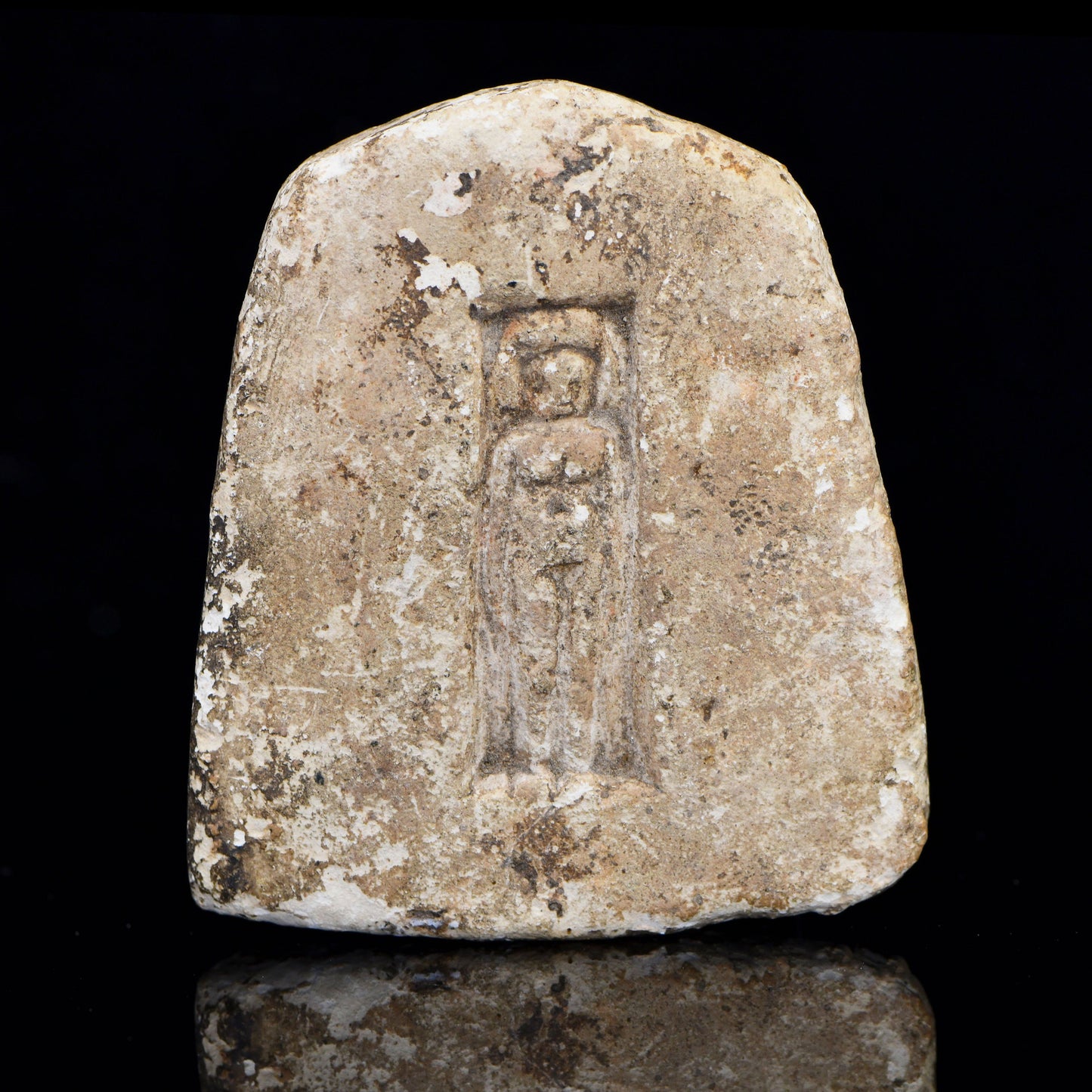 An Egyptian Plaque with female in a shrine niche 600–275 BCE (ex museum)