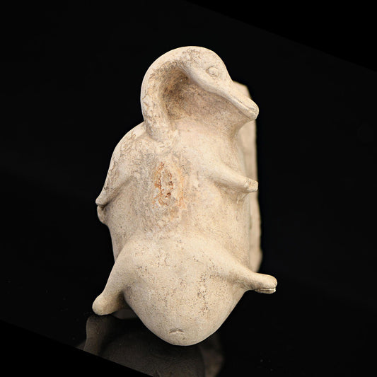 A Trussed Duck Limestone Votive Sculpture, 18th Dynasty, ca. 1550 - 1362 BCE