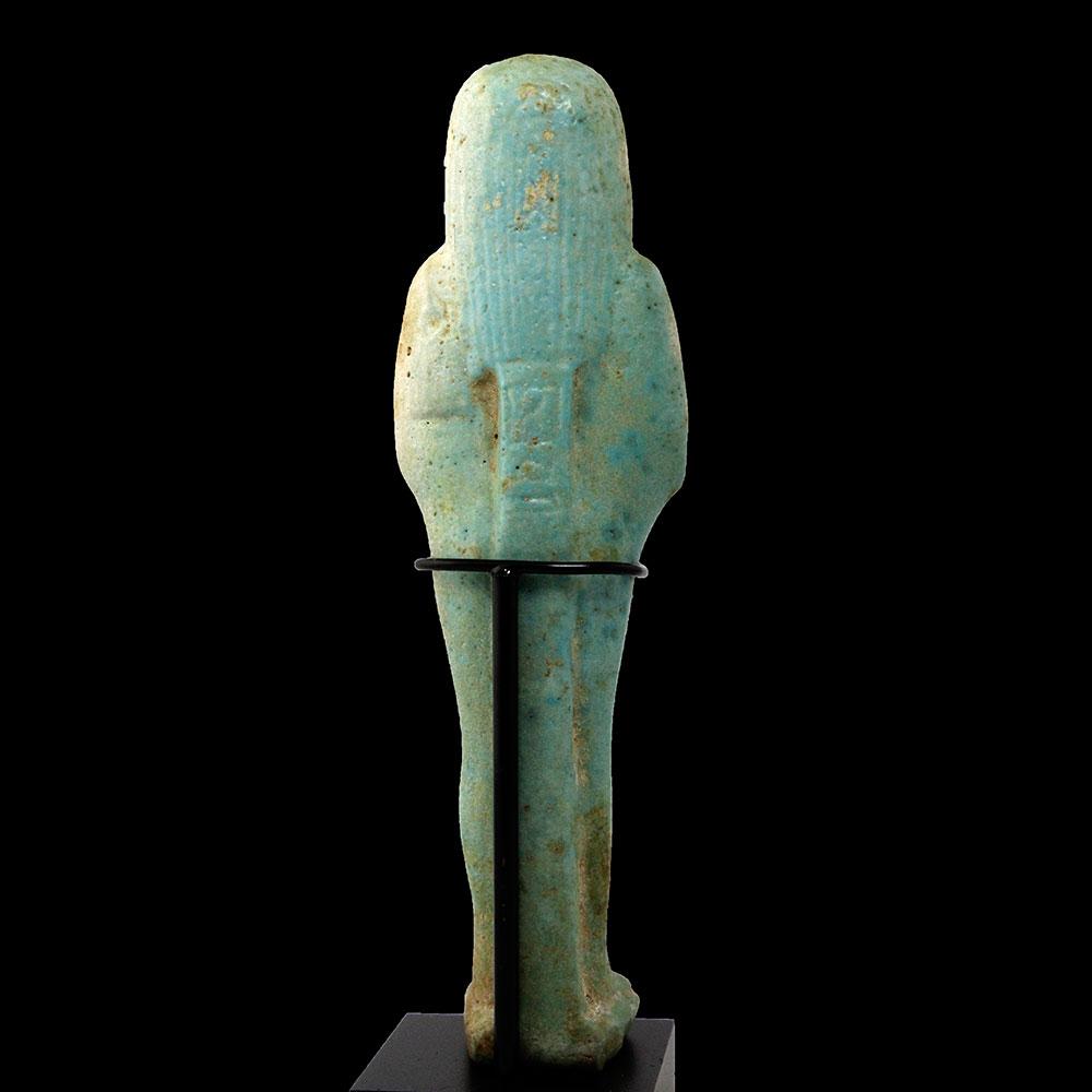 An Egyptian Ushabti for the Overseer of the army Horkhebi, 26th Dynasty ca. 664 -525 BCE